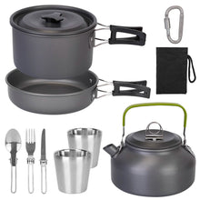 将图片加载到图库查看器,12-Pieces: Camping Cookware Set