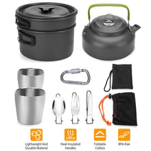 将图片加载到图库查看器,12-Pieces: Camping Cookware Set