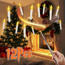 将图片加载到图库查看器,12-Pieces: Flameless LED Magic Floating Candles