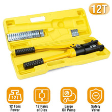 将图片加载到图库查看器,12 Ton Hydraulic Wire Crimper