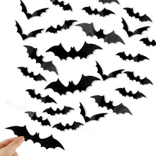 Load image into Gallery viewer, 120-Piece: 3D Bat Halloween Decoration Stickers