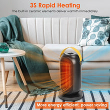 Load image into Gallery viewer, 1200W Portable Electric Fan Heater