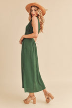 将图片加载到图库查看器,Side Slit Round Neck Sleeveless Midi Dress For Women Versatile, Chic & Comfortable for Any Occasion