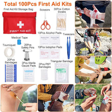 Load image into Gallery viewer, 125-Pieces: Emergency Survival Gear Tactical for Outdoor Adventure