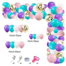 将图片加载到图库查看器,129Pcs Purple And Gold Balloons For Happy Birthday Foil Balloons Banner Circle Dots Garland Birthday Party Decorations Birtdhay Ballons Decoration