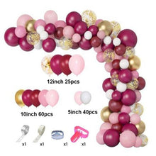 将图片加载到图库查看器,129Pcs Purple And Gold Balloons For Happy Birthday Foil Balloons Banner Circle Dots Garland Birthday Party Decorations Birtdhay Ballons Decoration