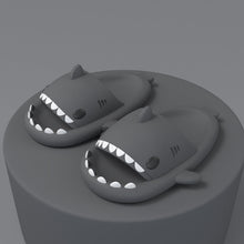 Load image into Gallery viewer, New Men and Women Summer Slippers Lovely Shark Shape Slides Outdoor Women Shoes Flip Flops Lightweight Open Toe Beach Pool Slides Sandals Shark Shower Slipper
