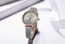 Load image into Gallery viewer, Women's Luxury Watch With Leather Belts Shiny Steel Case Scratch Resistant Glass Unique Design Perfect Gift
