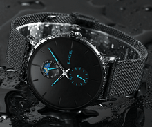 Load image into Gallery viewer, Women's Elegant Waterproof Watch With Chronometers And Braided Stainless Steel Bracelet Excellent Design Perfect Gift