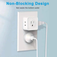 将图片加载到图库查看器,Multi-Function Socket Adapter – Five-Way Wall Extension