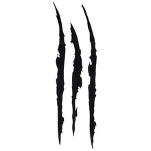 Load image into Gallery viewer, 1/2PCS Auto Car Stickers Reflective Monster Claw Marks Scratch Stripe Marks Auto Headlight Decal Dinosaur Raptor Scratches Decor Claw Marks Decal Reflective Sticker Monster Claw Marks Headlight Car Sticker Stripes Scratch Decal Vinyl Sticker