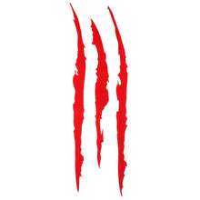 Load image into Gallery viewer, 1/2PCS Auto Car Stickers Reflective Monster Claw Marks Scratch Stripe Marks Auto Headlight Decal Dinosaur Raptor Scratches Decor Claw Marks Decal Reflective Sticker Monster Claw Marks Headlight Car Sticker Stripes Scratch Decal Vinyl Sticker