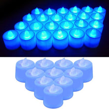 Load image into Gallery viewer, 12Pcs Electronic LED Tea Light Candles Flickering Bulb Battery Operated Flameless LED Tea Light for Seasonal & Festival Celebration Electric Fake Candle Realistic Battery-Powered Flameless Candles for Home Bedroom Party Wedding Festival Decor