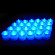 Load image into Gallery viewer, 12Pcs Electronic LED Tea Light Candles Flickering Bulb Battery Operated Flameless LED Tea Light for Seasonal & Festival Celebration Electric Fake Candle Realistic Battery-Powered Flameless Candles for Home Bedroom Party Wedding Festival Decor