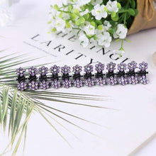Load image into Gallery viewer, 12pcs/set Mini Rhinestone No-Slip Grips Hair Clips for Women Girls Glitter Teeth Metal Clamps Flower Gorgeous Hair Accessories For Brides And Bridesmaids
