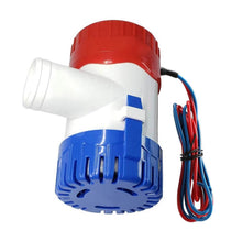 Load image into Gallery viewer, 12V 1100GPH Submersible Marine Boat Bilge Non-Automatic Electric Water Pump
