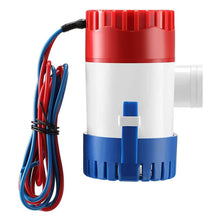 Load image into Gallery viewer, 12V 1100GPH Submersible Marine Boat Bilge Non-Automatic Electric Water Pump
