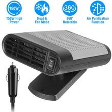 Load image into Gallery viewer, 12V 150W Portable Car Heater with Air Purification