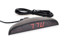 Load image into Gallery viewer, 12V Car Interior 3 In 1 Car Clock Voltmeter Thermometer and Voltage Meter Monitor Touch Switch Blue Red Light Thermometers Voltmeter Gauge Electronic Clock LED Digital Display LCD Screen Clock