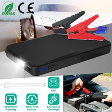 Load image into Gallery viewer, 12V Car Jumper Starter 300A Peak 20000 mAh Battery Charger