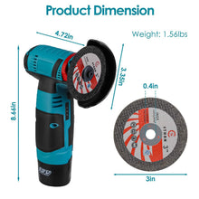 Load image into Gallery viewer, 12V Cordless Mini Angle Grinding Machine