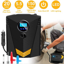 Load image into Gallery viewer, 12V DC 100W 150PSI Digital Tire Inflator
