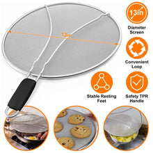 Load image into Gallery viewer, 13-Inch Stainless Steel Grease Splatter Screen