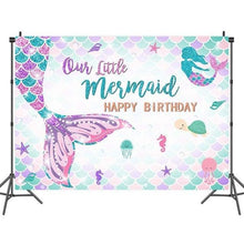 Load image into Gallery viewer, 132Pcs/set Mermaid Balloon Arch Kit Mermaid Tail Balloons Mermaid Party Decoration Balloons For Party Girl Birthday Party Modern Decoration
