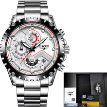 Load image into Gallery viewer, Business Elegant Men's Watch With Chronometers Day View Fluorescent Hands Excellent Look Unique Design Perfect Gift For Your Man