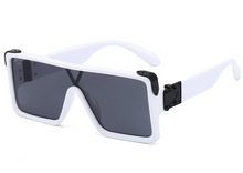 将图片加载到图库查看器,New Design New Stylish New Classic New Black & White Square Shape Sunglasses For Women New Fashionable Branded & Oversized Sun Glasses For Men New Luxury Shades Sunglasses For Men & Women