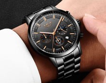Load image into Gallery viewer, Men's Waterproof Watch With Chronometers And Date Display Unique Design Perfect Gift