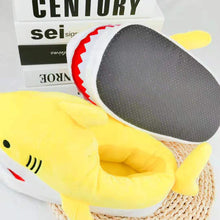 将图片加载到图库查看器,Warm Shark Womens Home Slippers Fashion Plush Winter Funny Elegant Women Slippers Cute Cartoon Shark Indoor Warm Home Cotton Slippers