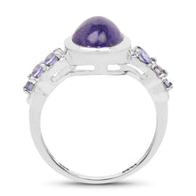 Load image into Gallery viewer, 3.82 Carat Genuine Tanzanite .925 Sterling Silver Ring