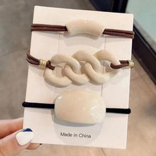 Load image into Gallery viewer, 1/3Pcs/Set Women Scrunchie Hair Ties Ponytail Holder Headband Rubber Bands Fashion Elastic Hair Bands Hair Rope Gorgeous Hair Accessories For Women