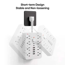 Load image into Gallery viewer, 14-in-1 Power Strip With 4 USB Outlets, 2 Type-C Outlet and 8 AC Socket Outlets