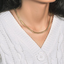 Load image into Gallery viewer, 10k Yellow Gold Miami Cuban Semi Solid Chain (4.50 mm)