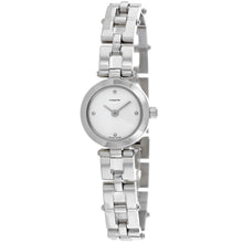 将图片加载到图库查看器,Coach Women's Silver Stainless Steel White Dial
