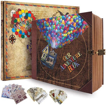 将图片加载到图库查看器,146 page Travel Photo Album Journal Adventure Book For Traveling Office Home School Business Writing Gift Memory Album Cover Refillable Notebook Photo Album