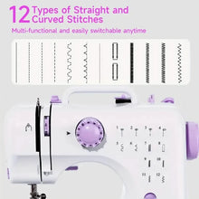 Load image into Gallery viewer, Pro Portable Electric Sewing Machine – 12 Stitches, Adjustable Speed, Multifunctional