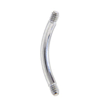 Load image into Gallery viewer, 14G 316l Stainless Steel Replacement Curved Barbell 3/8