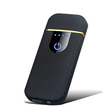 Load image into Gallery viewer, Touch Electric lighters Plasma Lighters Dual arc Lighter USB lighters Flameless Rechargeable Lighter Windproof Lighter Electric lighters for Camping,Starter, Hunting, Backpacking, Hiking Gadget For Men