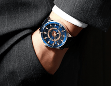 将图片加载到图库查看器,Men's Modern Sports Waterproof Watch Luxury Unique Design Fluorescent Hands Perfect Gift