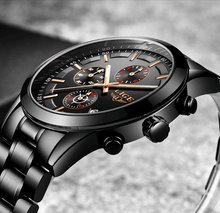 Load image into Gallery viewer, Men's Waterproof Watch With Chronometers And Date Display Unique Design Perfect Gift