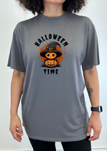 将图片加载到图库查看器,Halloween Time Unisex Bamboo Viscose/Organic Cotton Short Sleeve Graphic T-Shirt
