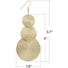 将图片加载到图库查看器,14K Gold Drop Dangle Earrings
