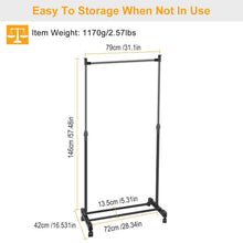 Load image into Gallery viewer, 15 kg./33 lbs. Height Adjustable Garment Racks
