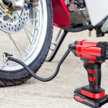 Load image into Gallery viewer, 150 PSI 12V Portable Cordless Tire Pump 6000mAh Rechargeable with LED Light