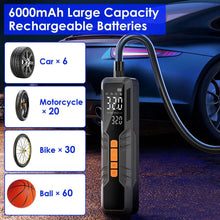 Load image into Gallery viewer, 150 PSI Portable Tire Inflator Cordless Digital Air Compressor