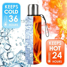 Load image into Gallery viewer, 1500ml Water Bottle Stainless Steel Cold Hydroflask Thermos Large Capacity Thermal Mug Cup Sport Cycling Vacuum Flask Insulated Vacuum Insulated Thermos Water Bottle with Wide Mouth Cup BPA-Free Stainless Steel Water Bottles