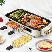 Load image into Gallery viewer, 1500W Smokeless Electric Indoor Grill with Removable Non-Stick Plate